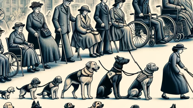 From Guiding the Blind to Assisting with Disabilities: The Evolution of Assistance Dogs