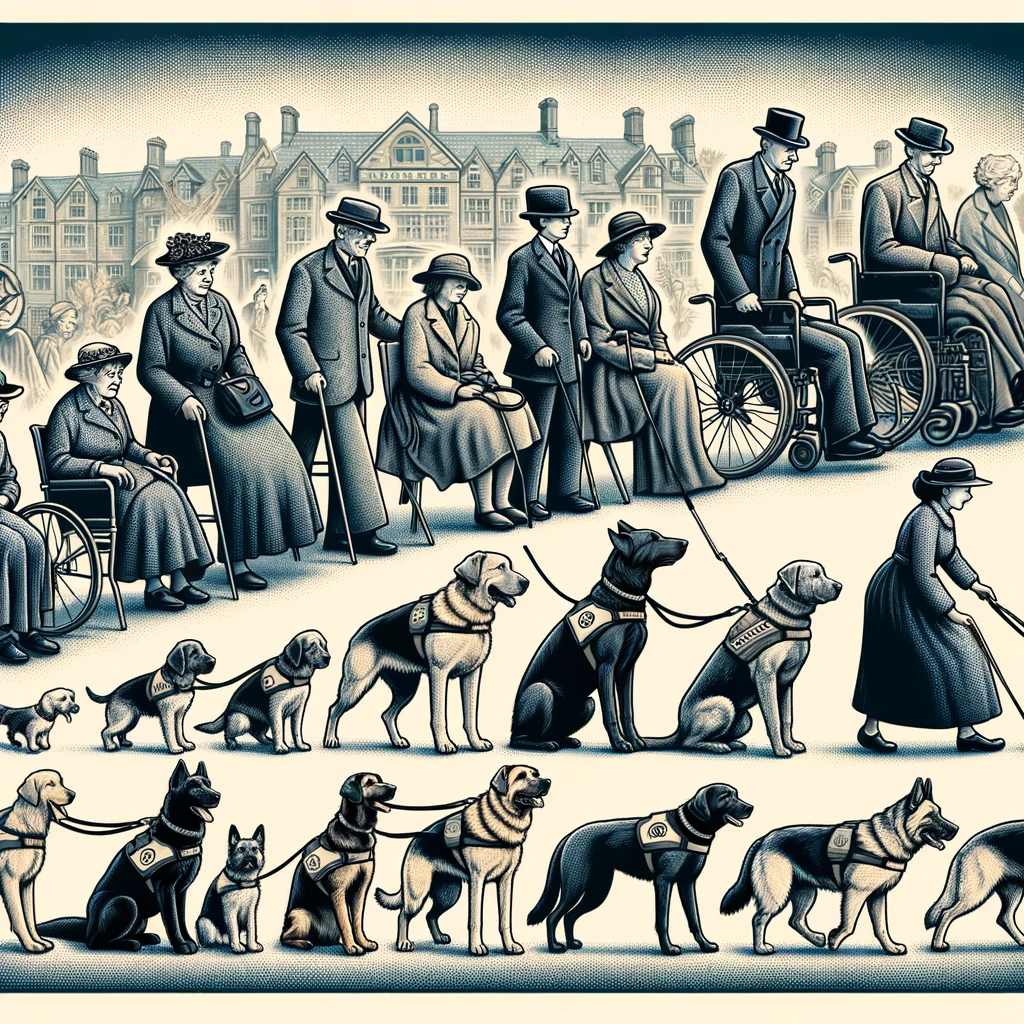 From Guiding the Blind to Assisting with Disabilities: The Evolution of Assistance Dogs