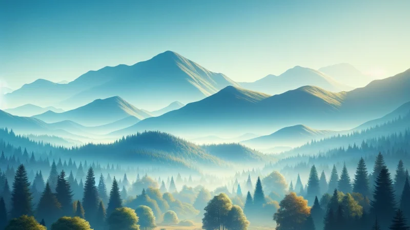 Why Does the Distant Horizon Appear Hazy on Clear Days?