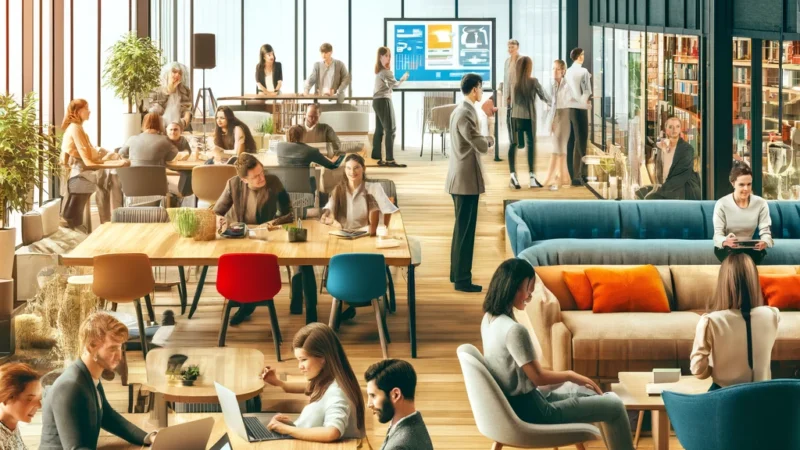 Exploring the Social Dynamics of Co-Working Spaces