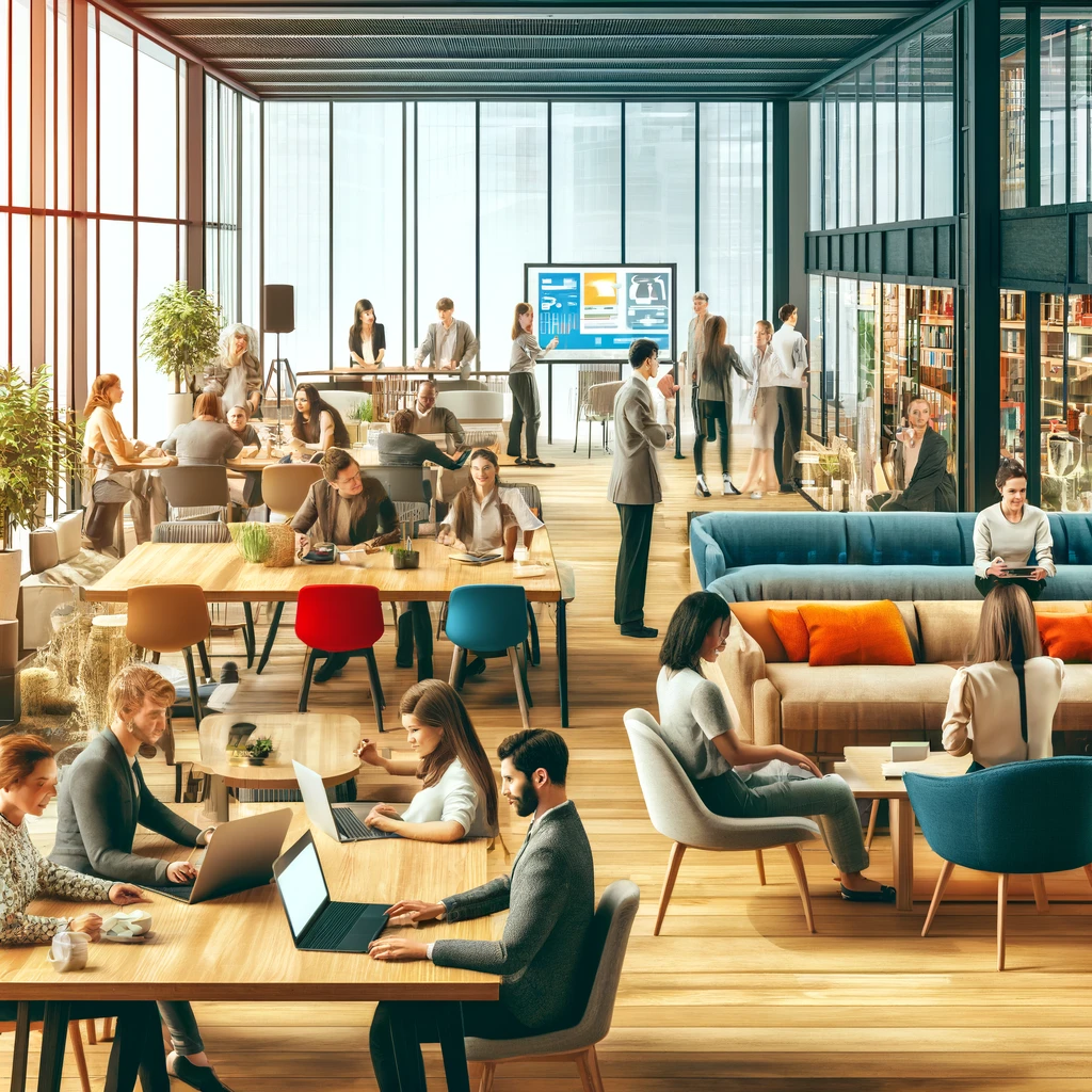 Exploring the Social Dynamics of Co-Working Spaces